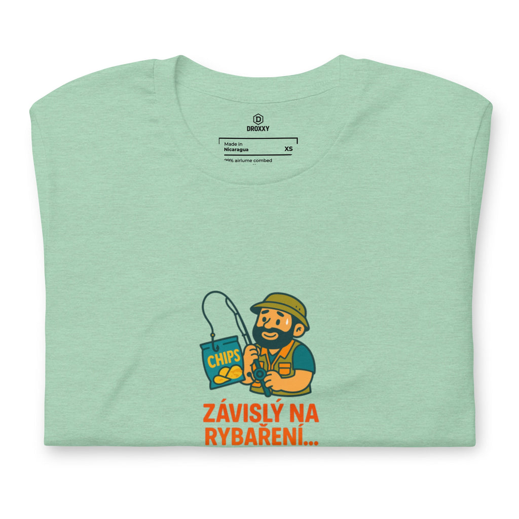 DROXXY tričko – Závislý na rybaření a svačinkách | | DROXXY