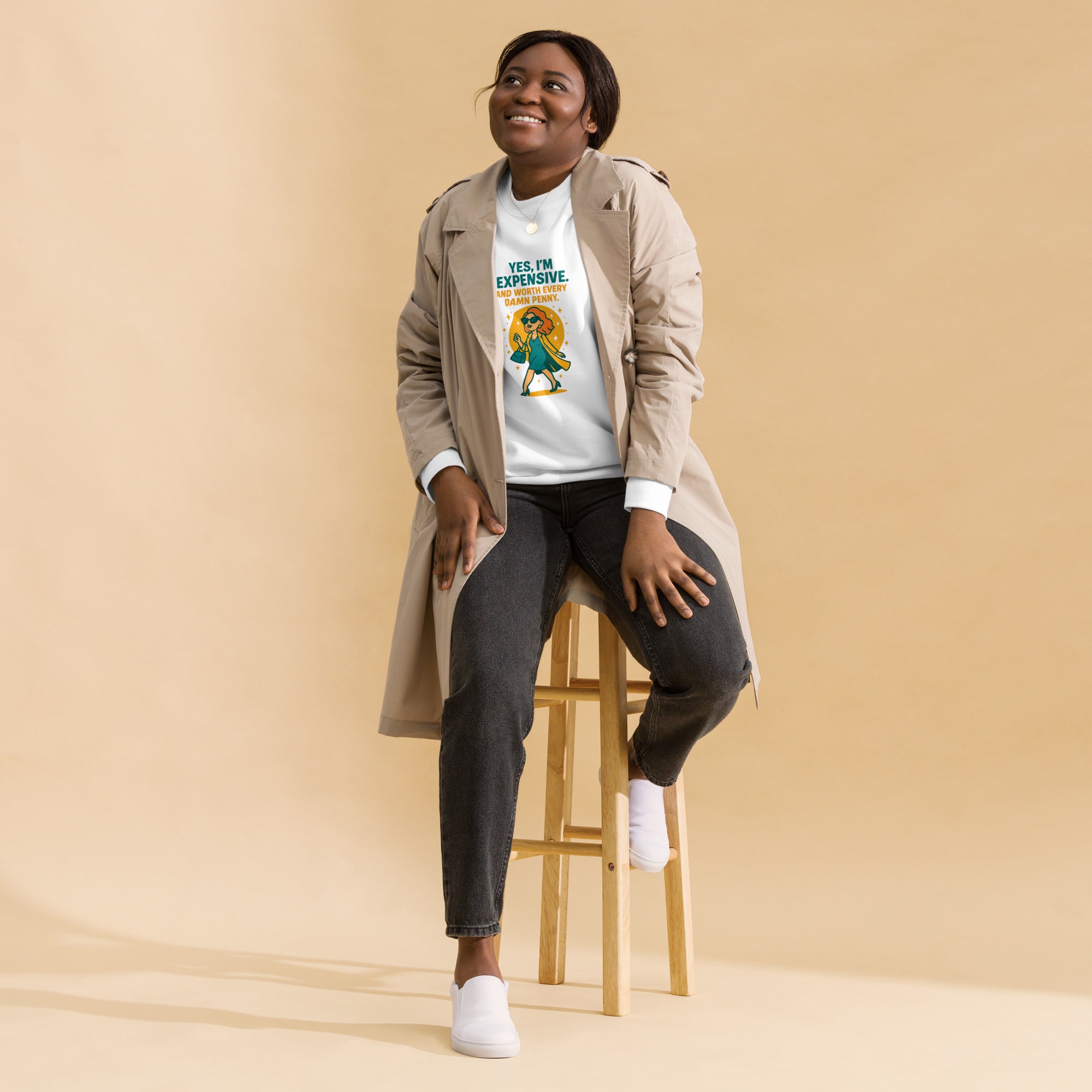 DROXXY – Worth Every Damn Penny Sweatshirt | | DROXXY