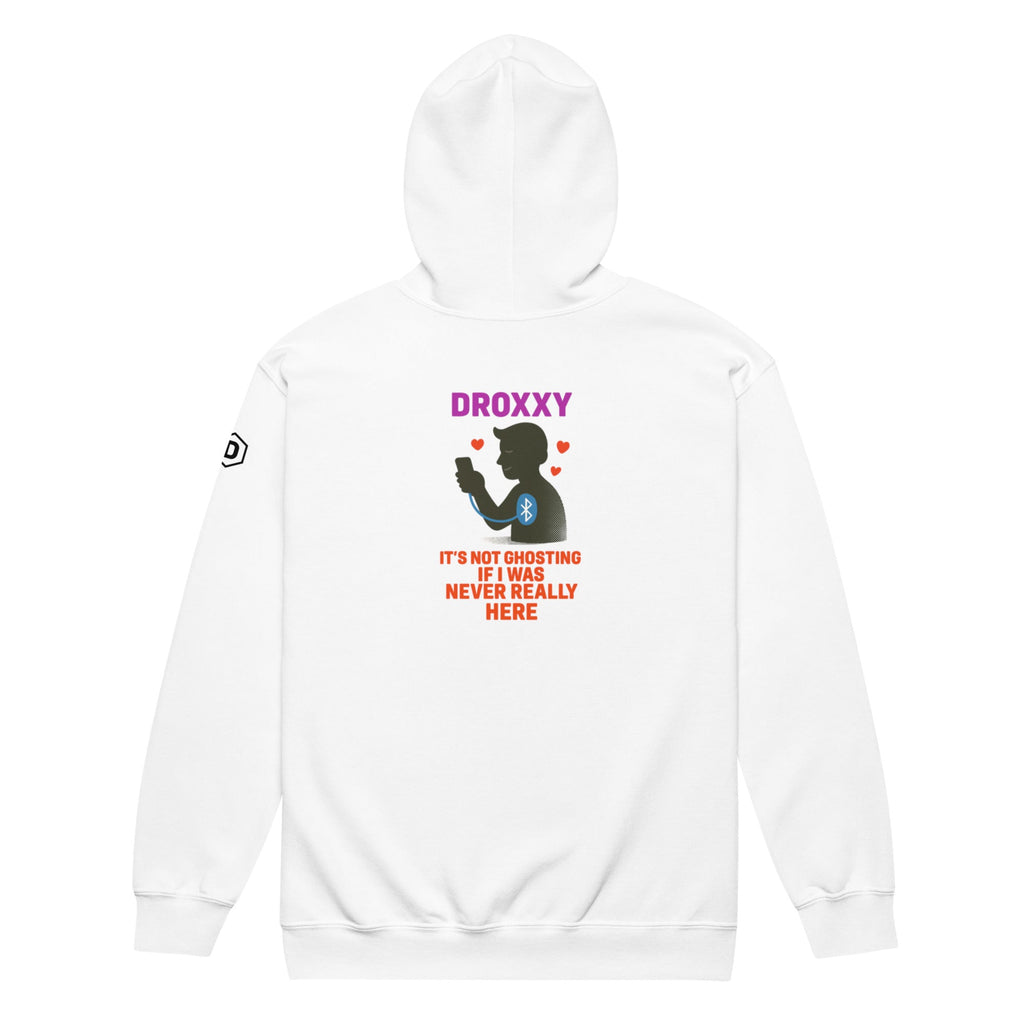 DROXXY Zip Hoodie „Not Ghosting“ – nikdy jsem tu vlastně nebyl | | DROXXY