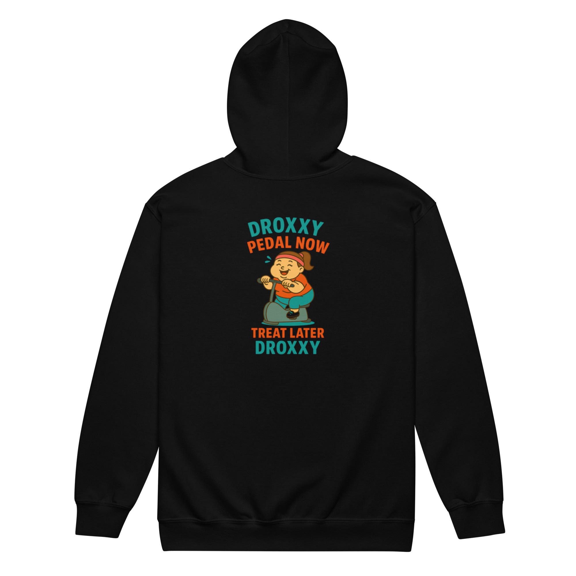 Mikina DROXXY – Unisex zip mikina DROXXY – Pedal Now, Treat Later | Stylová streetwear móda