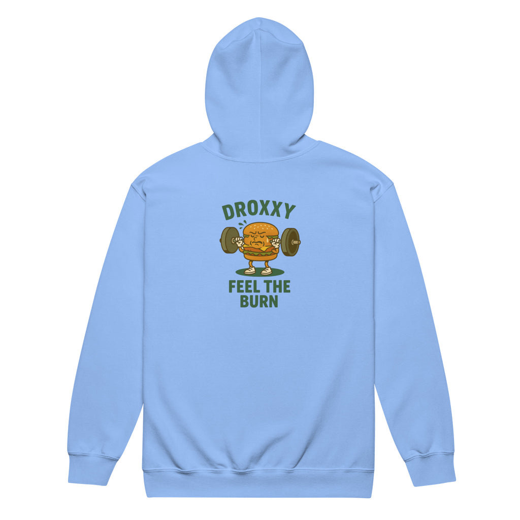 Mikina DROXXY – Unisex zip mikina DROXXY – Feel the Burn | Stylová streetwear móda