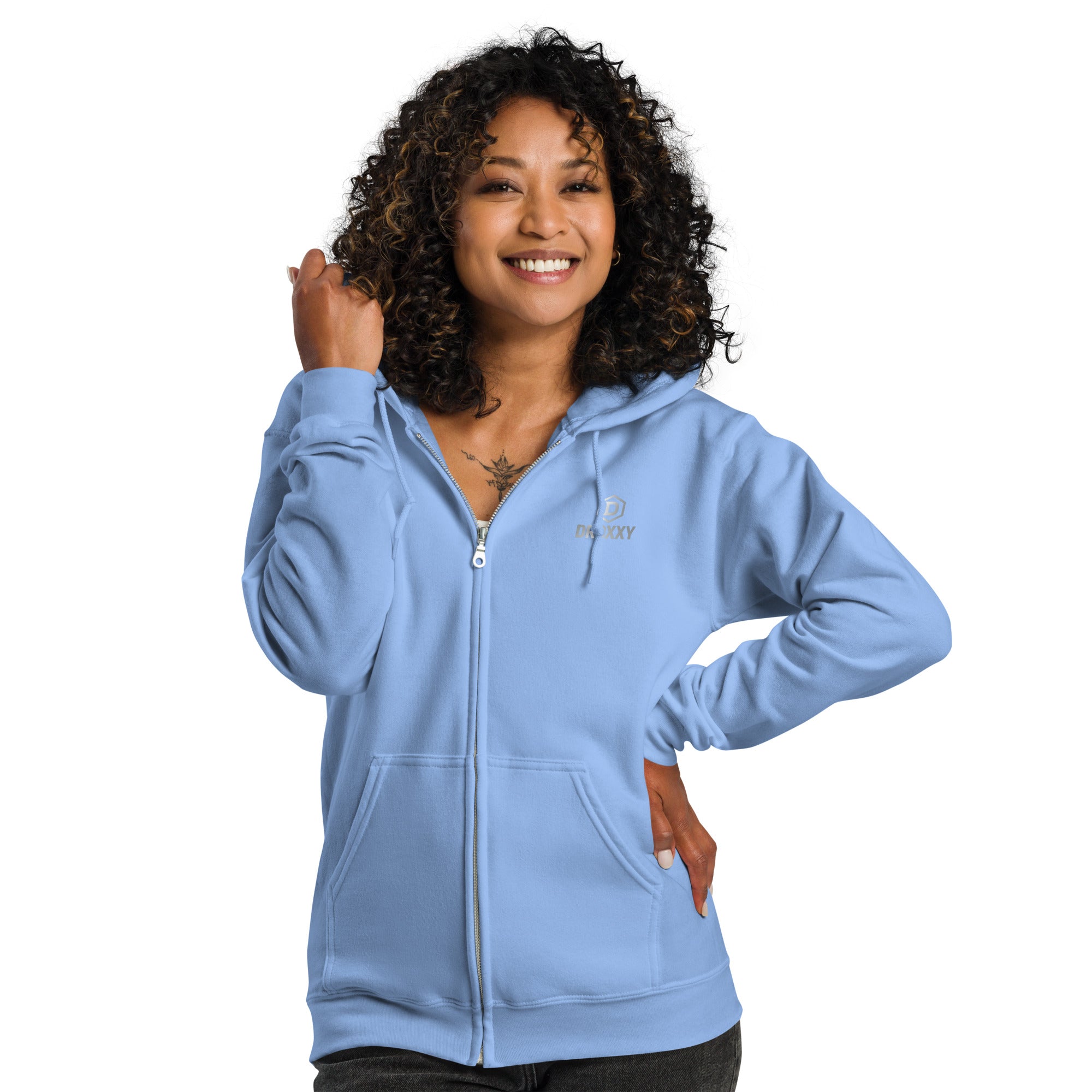 Mikina DROXXY – Unisex zip mikina DROXXY – Feel the Burn | Stylová streetwear móda