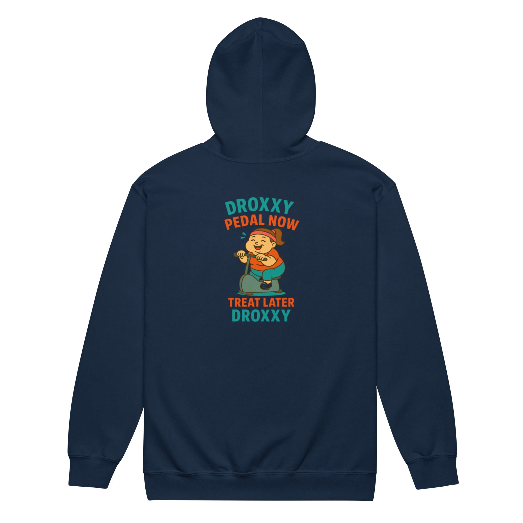 Mikina DROXXY – Unisex zip mikina DROXXY – Pedal Now, Treat Later | Stylová streetwear móda