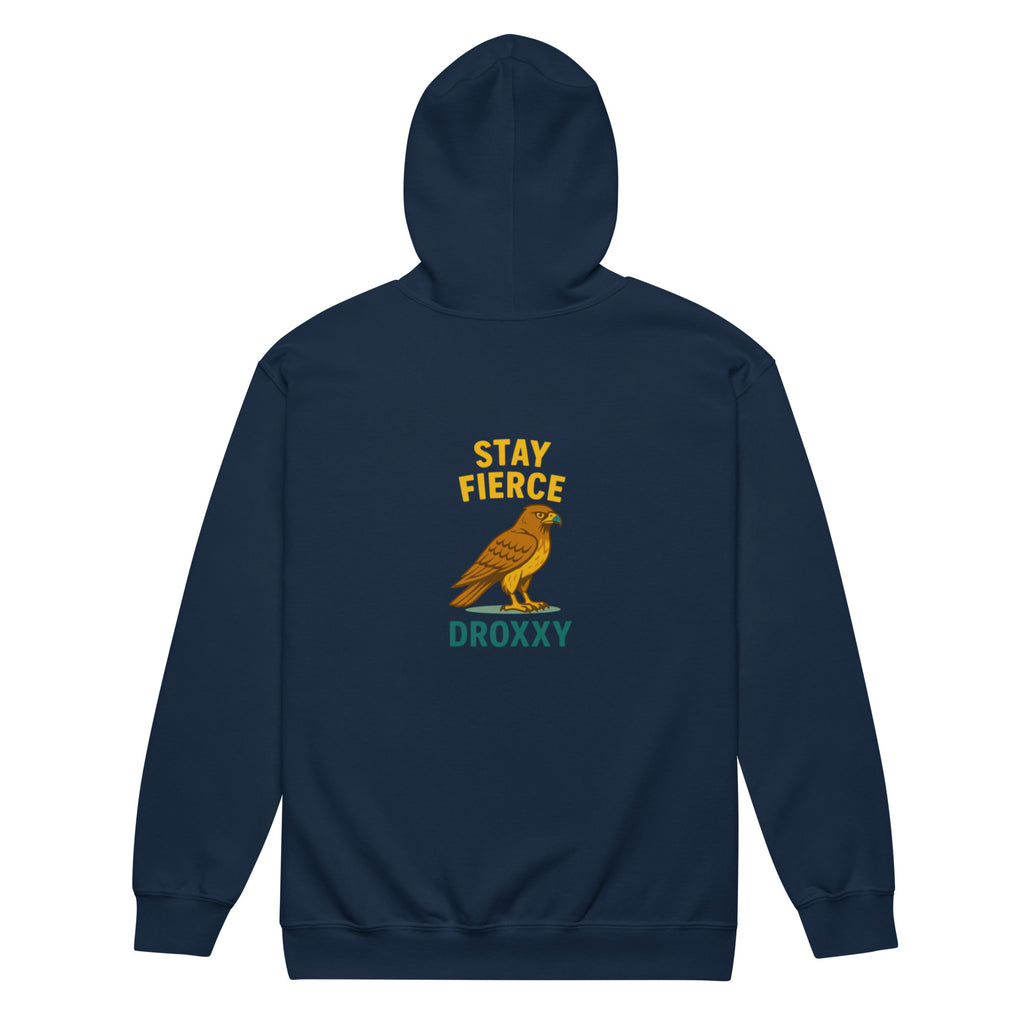 Mikina DROXXY – Unisex zip mikina DROXXY – Stay Fierce | Stylová streetwear móda