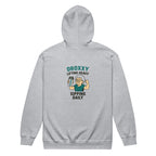 Mikina DROXXY – Unisex zip mikina DROXXY – Lifting Heavy, Sipping Daily | Stylová streetwear móda
