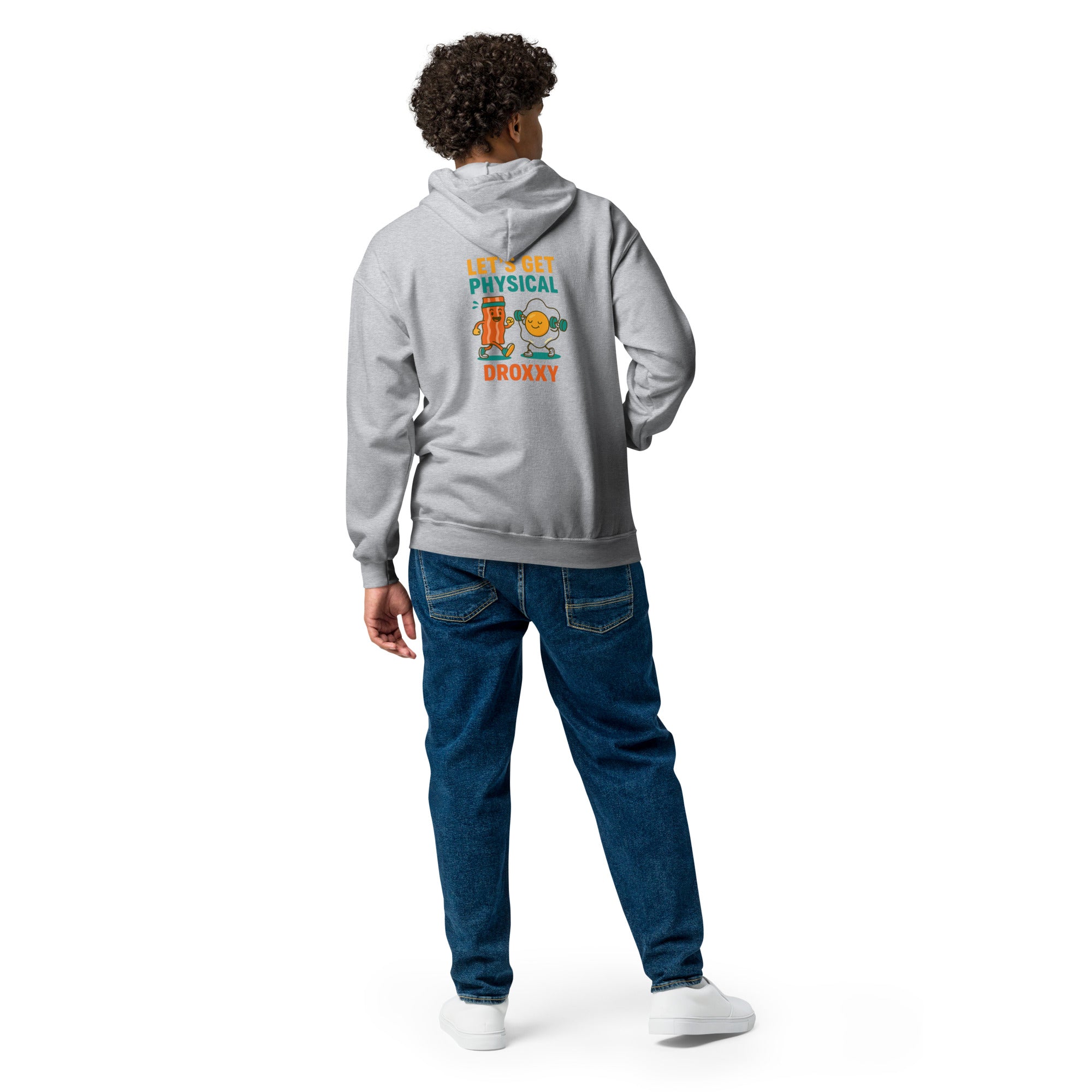 Mikina DROXXY – Unisex zip mikina DROXXY – Let’s Get Physical | Stylová streetwear móda