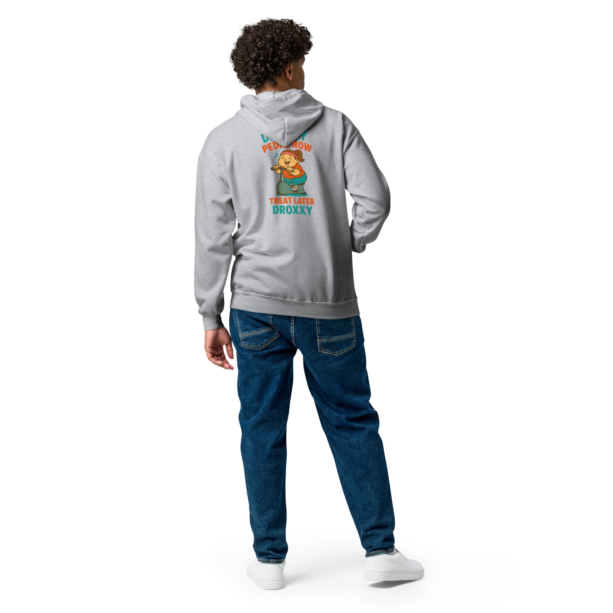 Mikina DROXXY – Unisex zip mikina DROXXY – Pedal Now, Treat Later | Stylová streetwear móda