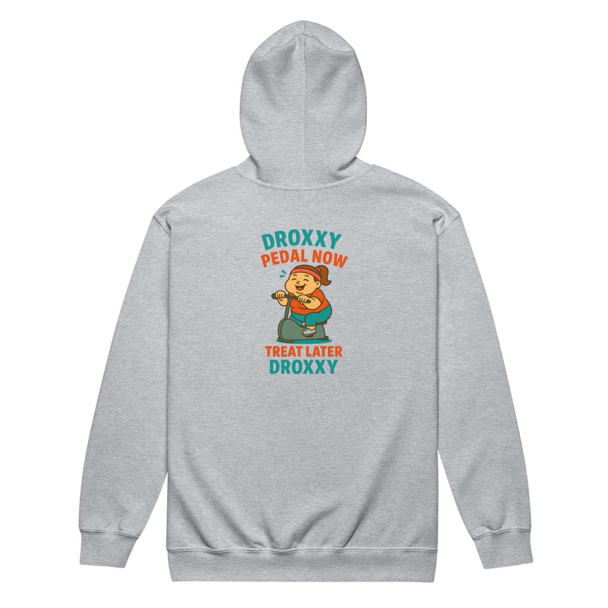 Mikina DROXXY – Unisex zip mikina DROXXY – Pedal Now, Treat Later | Stylová streetwear móda