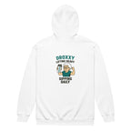 Mikina DROXXY – Unisex zip mikina DROXXY – Lifting Heavy, Sipping Daily | Stylová streetwear móda