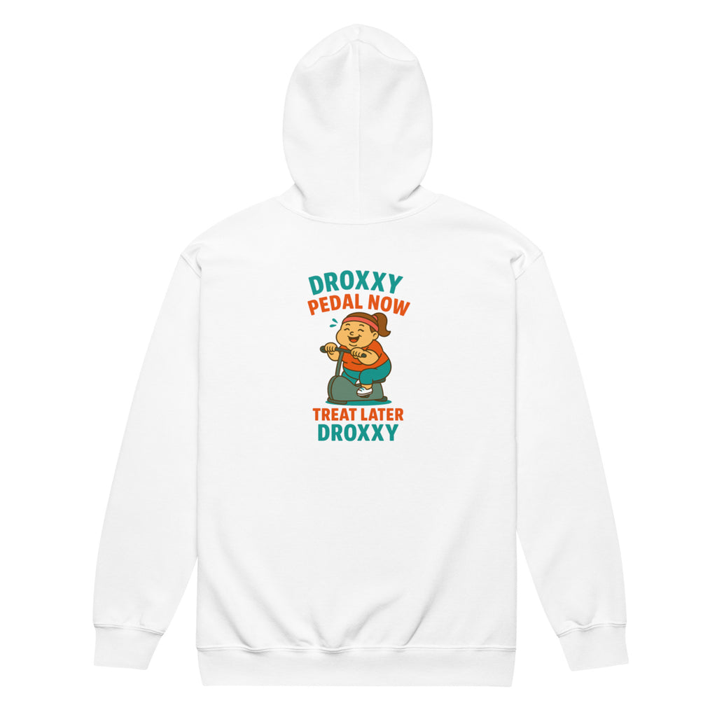 Mikina DROXXY – Unisex zip mikina DROXXY – Pedal Now, Treat Later | Stylová streetwear móda