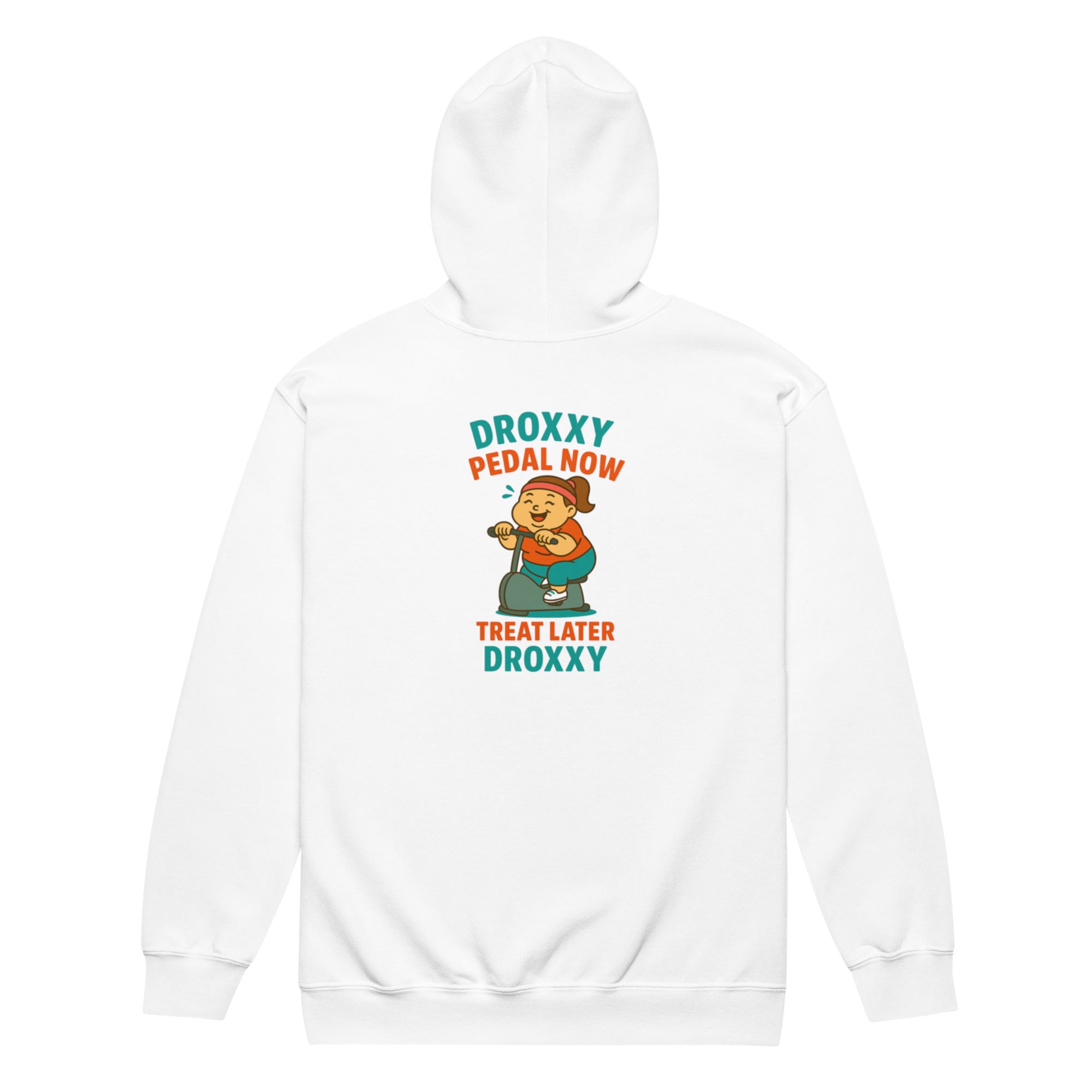 Mikina DROXXY – Unisex zip mikina DROXXY – Pedal Now, Treat Later | Stylová streetwear móda