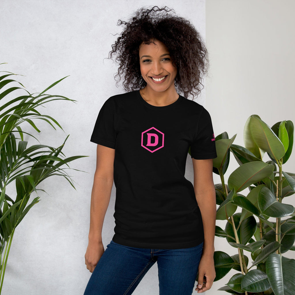 Tričko DROXXY – Dámské tričko DROXXY – Pink Logo Edition | Originální streetwear