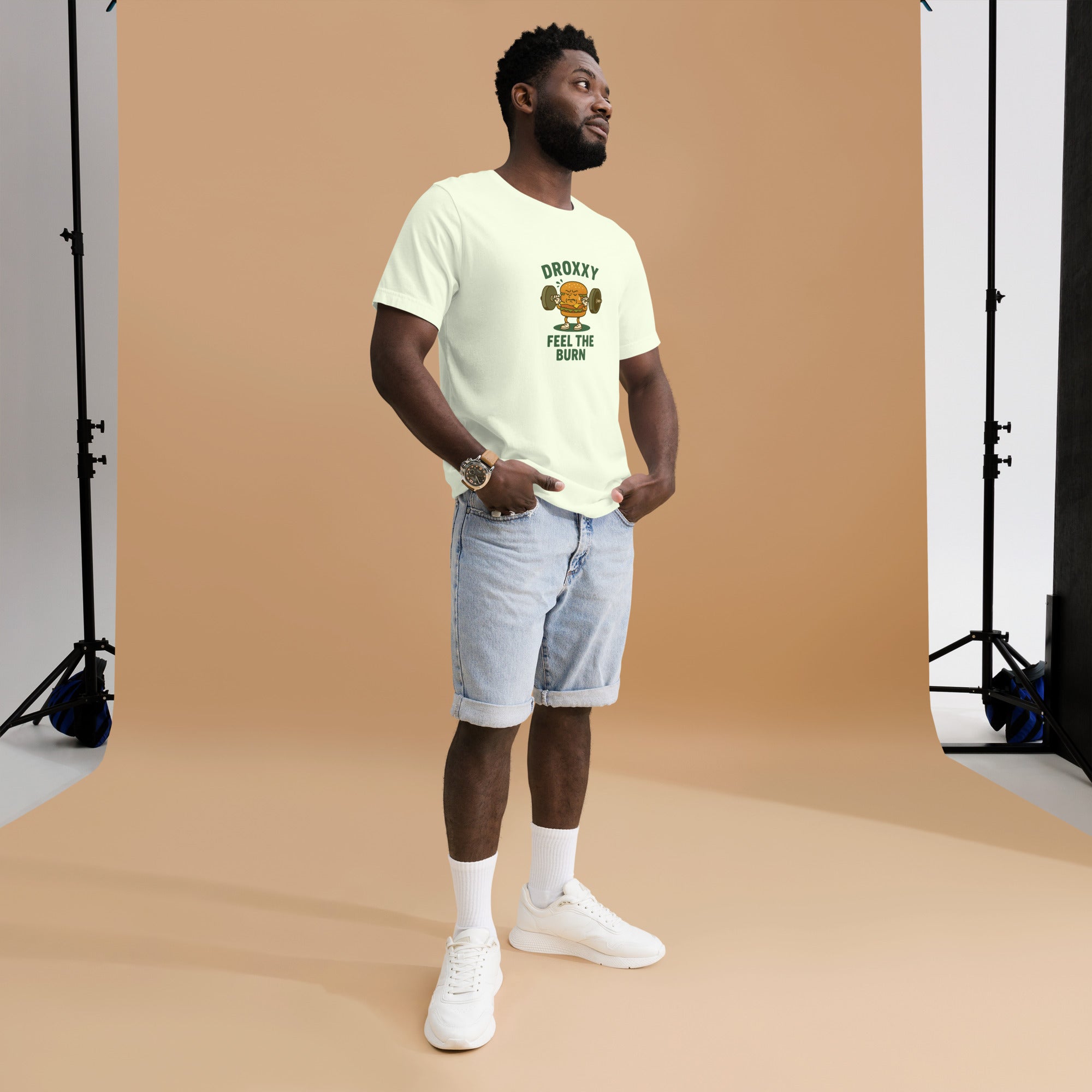 Tričko DROXXY – Unisex tričko DROXXY – Feel the Burn | Originální streetwear