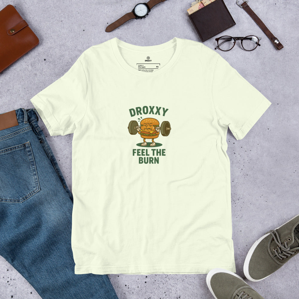 Tričko DROXXY – Unisex tričko DROXXY – Feel the Burn | Originální streetwear