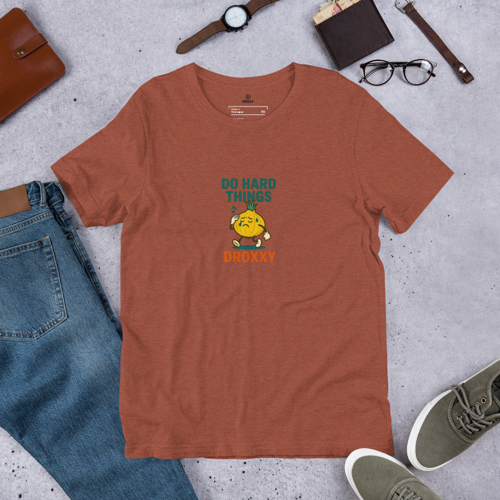 Tričko DROXXY – Unisex tričko DROXXY – Do Hard Things | Originální streetwear