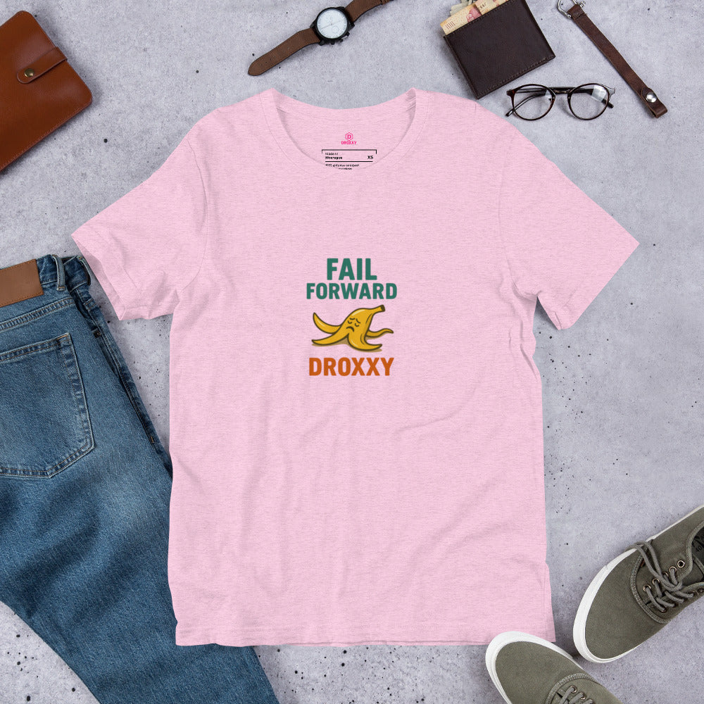 Tričko DROXXY – Unisex tričko DROXXY – Fail Forward | Originální streetwear