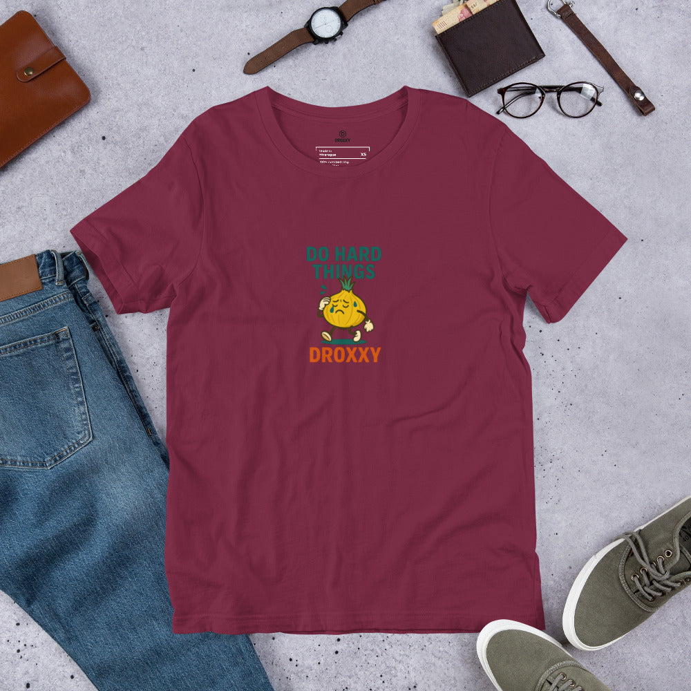 Tričko DROXXY – Unisex tričko DROXXY – Do Hard Things | Originální streetwear