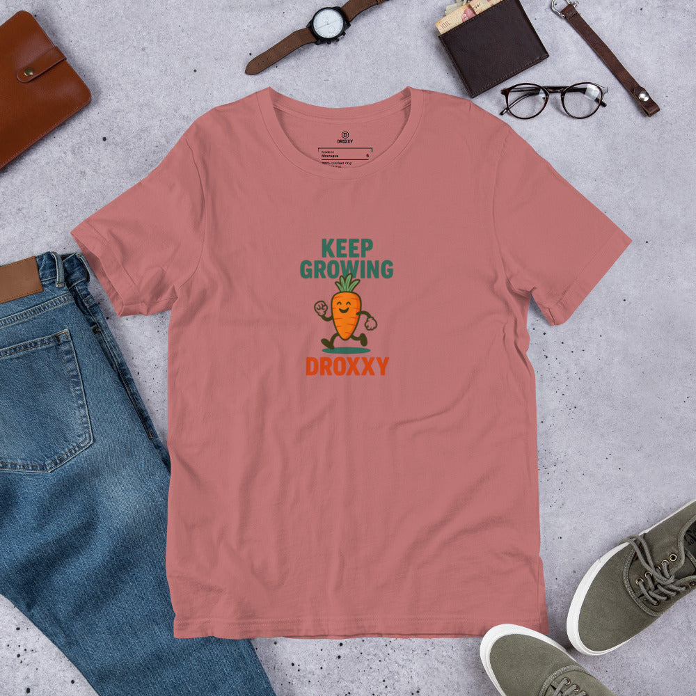 Tričko DROXXY – Unisex tričko DROXXY – Keep Growing | Originální streetwear