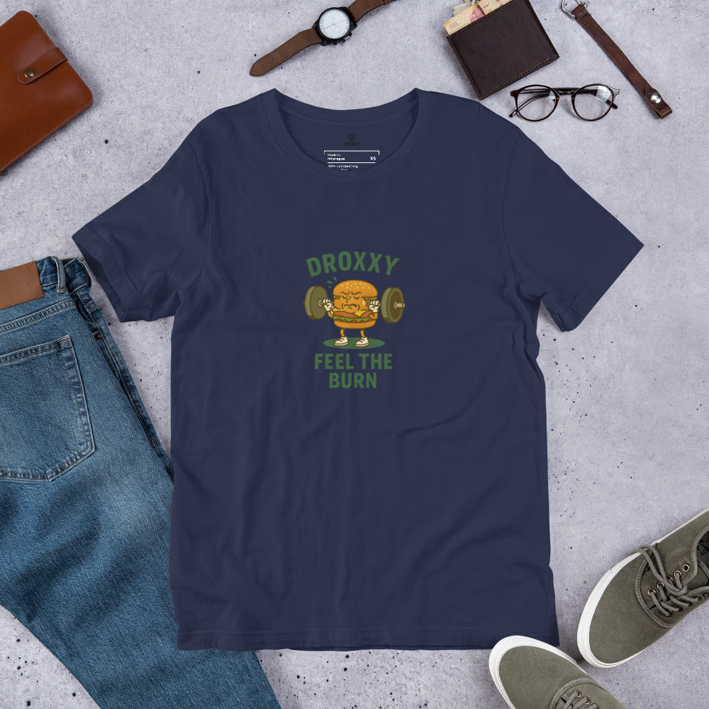 Tričko DROXXY – Unisex tričko DROXXY – Feel the Burn | Originální streetwear