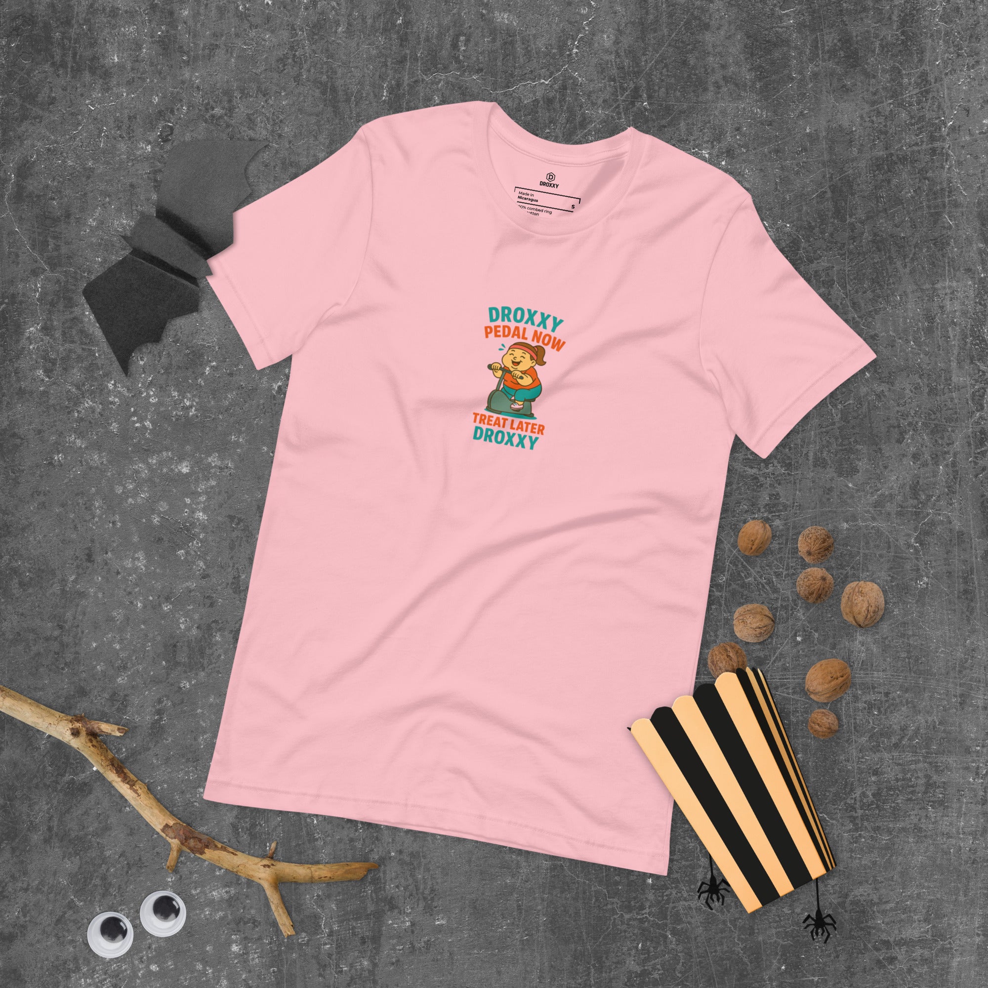 Tričko DROXXY – Unisex tričko DROXXY – Pedal Now, Treat Later | Originální streetwear