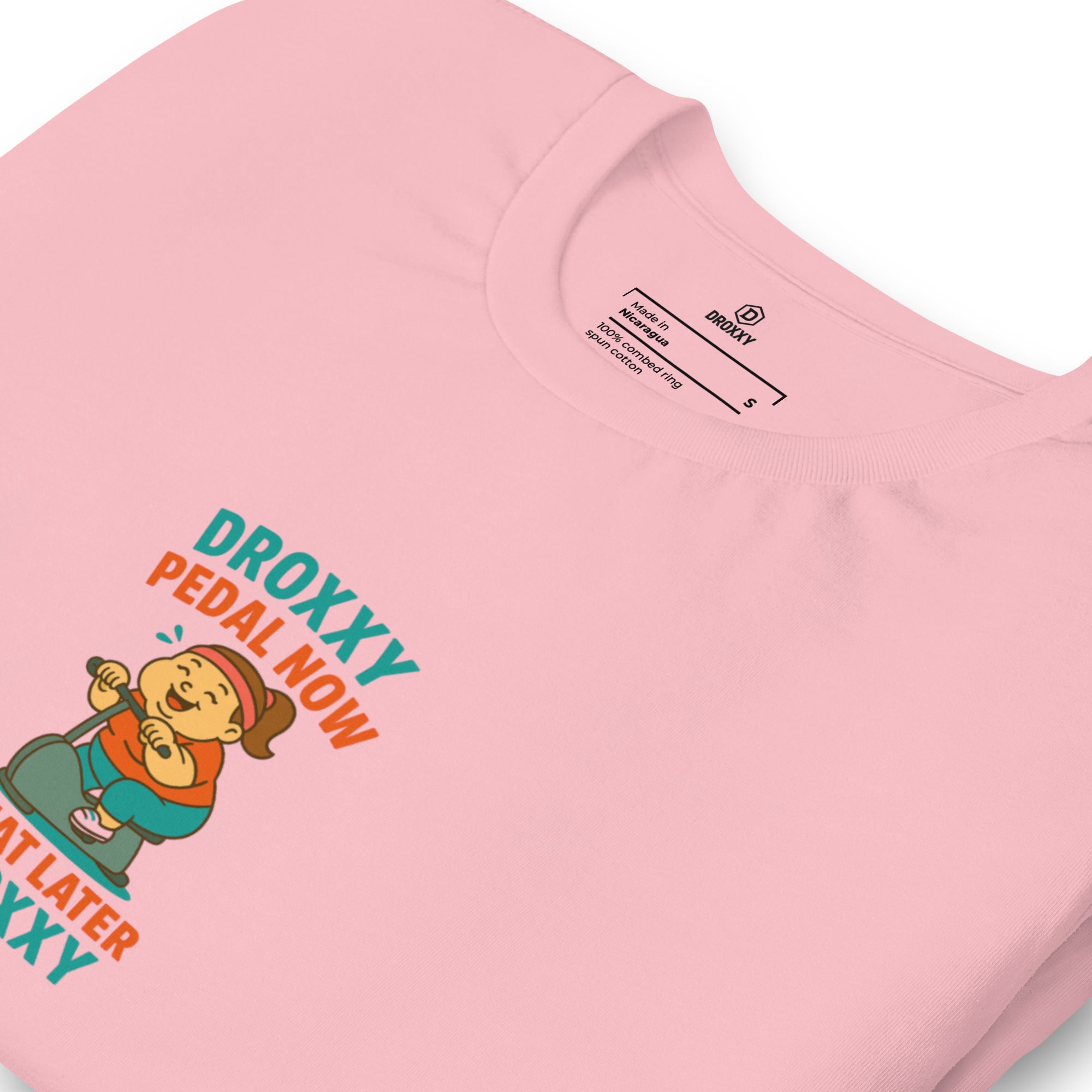 Tričko DROXXY – Unisex tričko DROXXY – Pedal Now, Treat Later | Originální streetwear