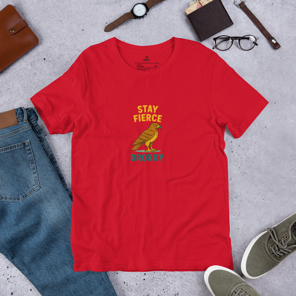 Tričko DROXXY – Tričko Stay Fierce – vtipný zvířecí potisk (DROXXY) | Originální streetwear