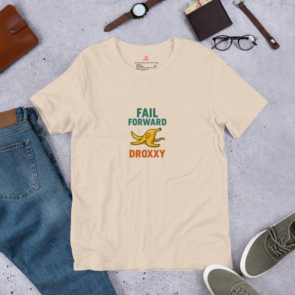Tričko DROXXY – Unisex tričko DROXXY – Fail Forward | Originální streetwear