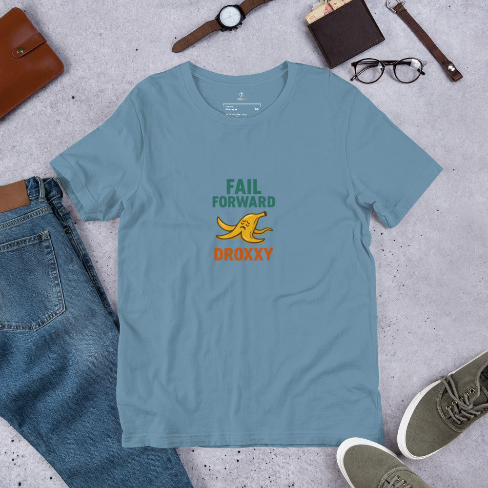 Tričko DROXXY – Unisex tričko DROXXY – Fail Forward | Originální streetwear
