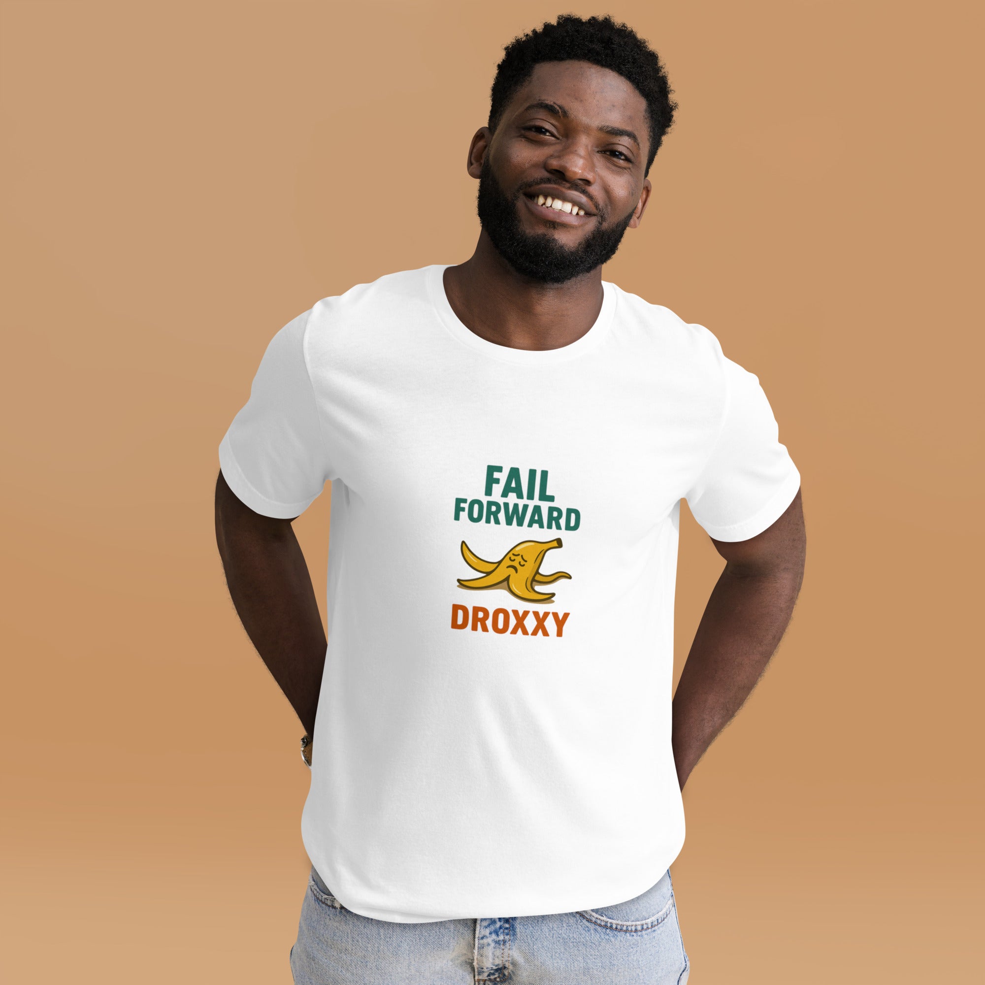 Tričko DROXXY – Unisex tričko DROXXY – Fail Forward | Originální streetwear