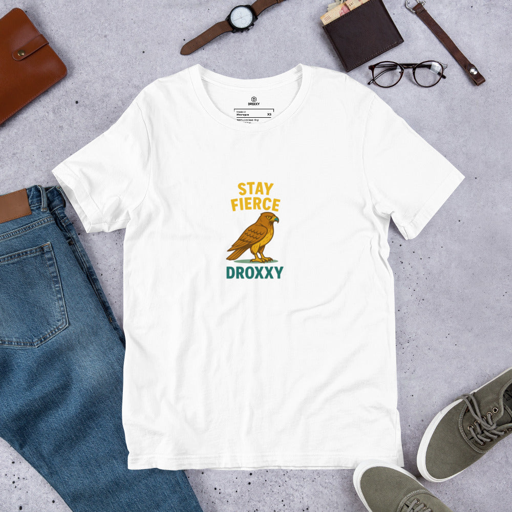 Tričko DROXXY – Tričko Stay Fierce – vtipný zvířecí potisk (DROXXY) | Originální streetwear