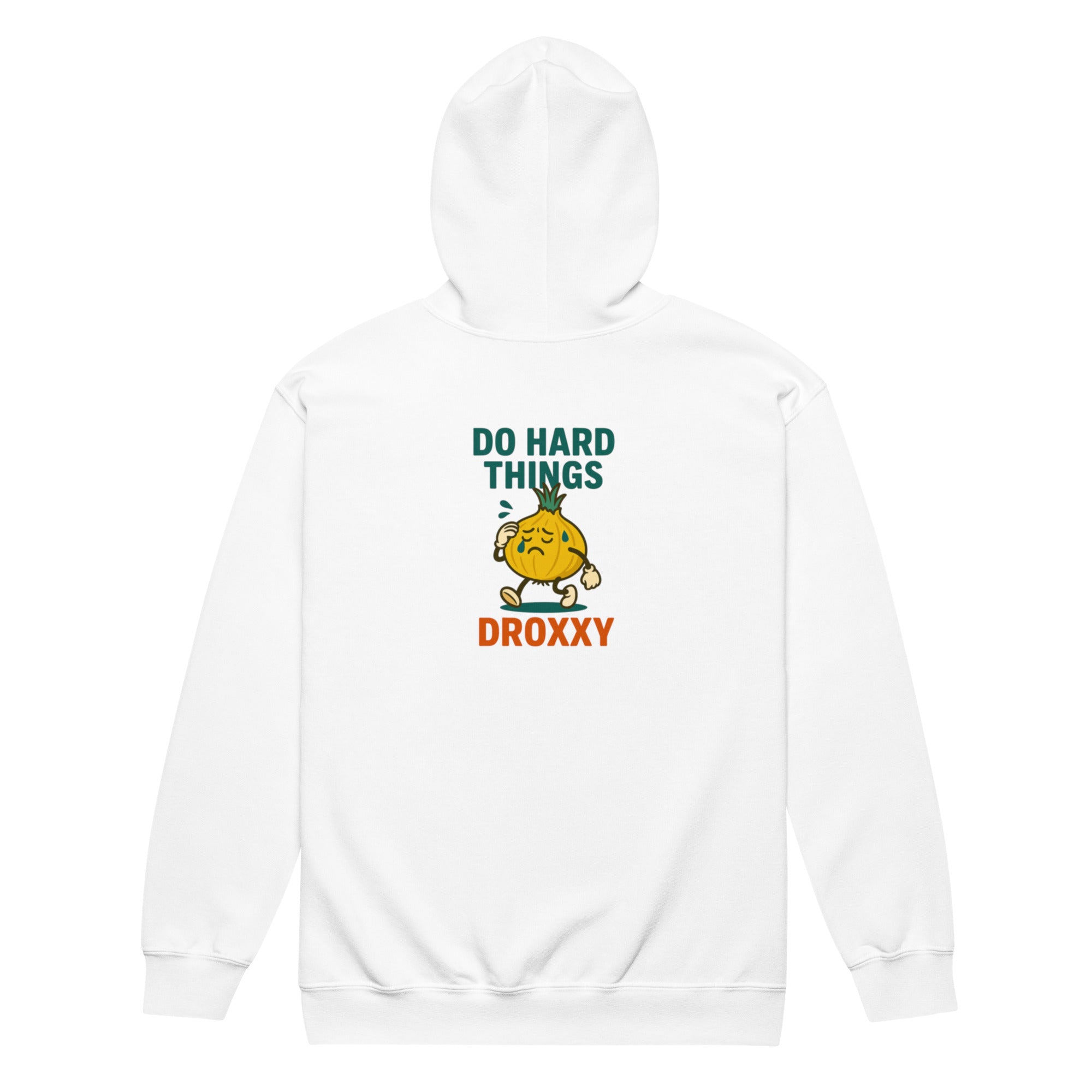 Unisex zip mikina DROXXY – Do Hard Things | | DROXXY