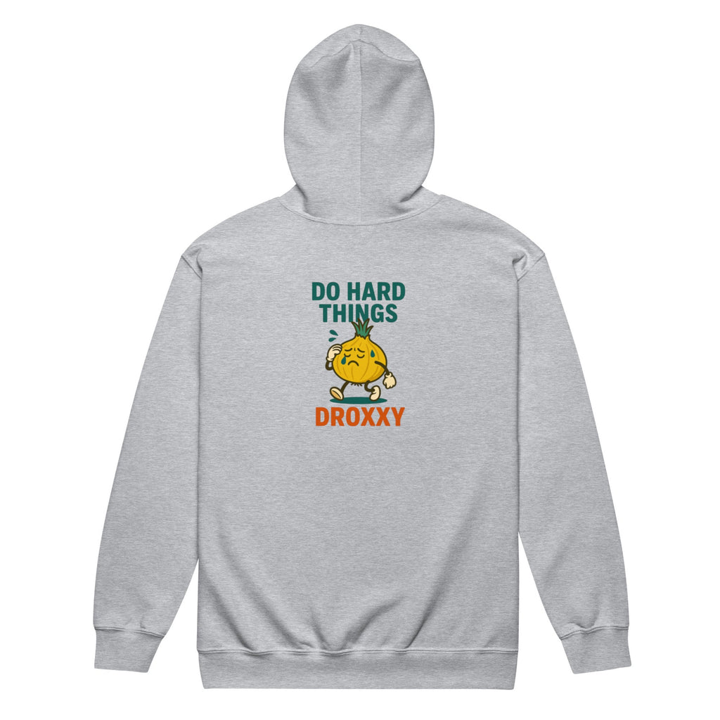 Unisex zip mikina DROXXY – Do Hard Things | | DROXXY