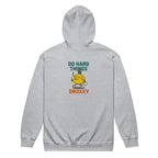 Unisex zip mikina DROXXY – Do Hard Things | | DROXXY