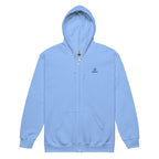 Unisex zip mikina DROXXY – Lifting Heavy, Sipping Daily | | DROXXY