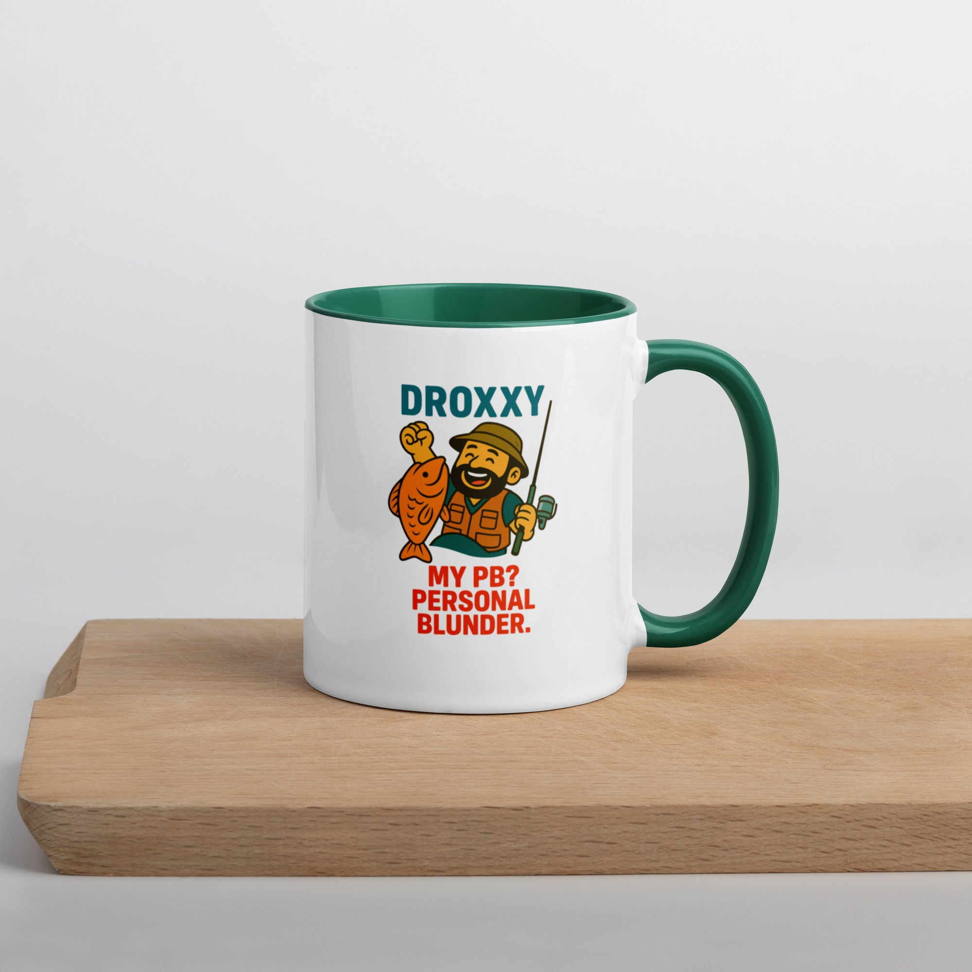 Hrnek DROXXY – Rybářský hrnek DROXXY – Personal Blunder Edition | Stylový hrnek s originálním potiskem